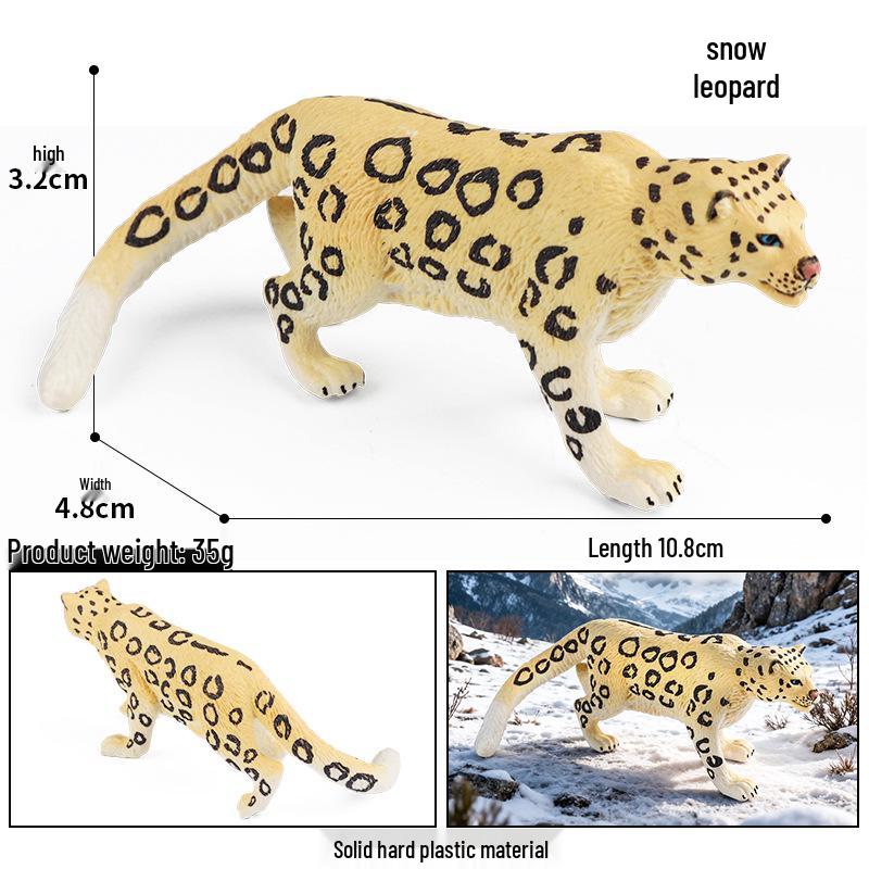 Polar Wildlife Animal Model Toy Set: Polar Bear & Penguin