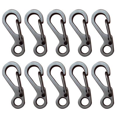 10PCS Mini Carabiner Keychain Mountaineering Spring   Equipment
