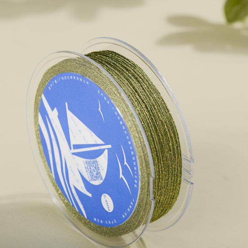 Gold/Silver Thread DIY Hand-Woven Braided Rope Bracelet Kit