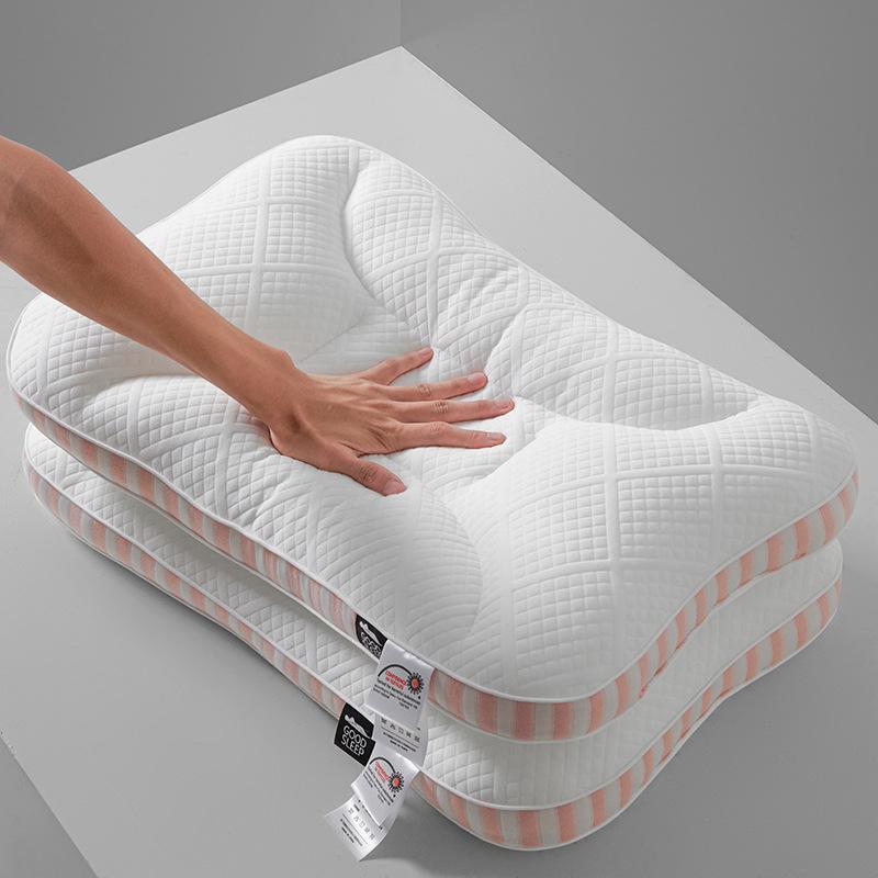 Neck Pillow, Anti-traction Shaping Pillow, Home Memory Latex Massage Pillow Core, Sleep Pillow Activity