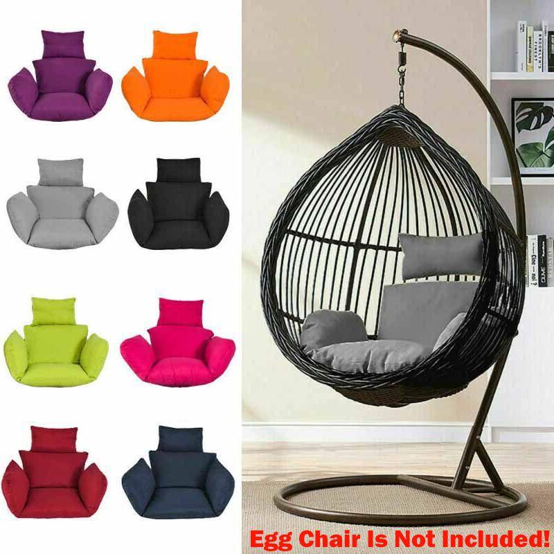 Rattan Swing Patio Garden Weave Hanging Egg Chair Wcushion In Or Pad Outdoor
