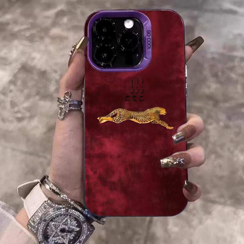 Golden Love Heart Electroplate Silver Phone Case For iPhone 17 Pro Max 16 15 14 13 12 11 Pro 17 Air 16E 7 8 Plus X XS XR Cover