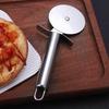 1PC Stainless Steel Kitchen & Dining Accessories Pastry Pasta Dough Crimper Round Pizza Cutter