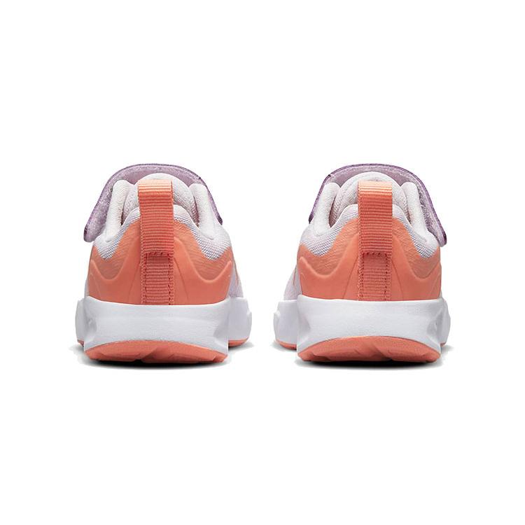 Nike Wearallday TD Slip Resistant Cushioning Abrasion Resistant Low Top Running Shoes Orange Purple Infant And Toddler CJ3818-500