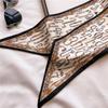 Korean Thin Narrow Ribbon Angled Scarf With Temperament Fashionable Women's Headscarf Small Decoration Versatile Spring Autumn