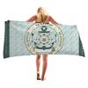 Cartoon Ship Sailor Series digital-printed polyester Superfine fiber double-sided fleece Beach vacation bath towel, beach towel