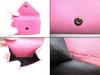 Authentic BALENCIAGA Pink Leather Trifold Mini Wallet Compact Wallet #b126  Open box
