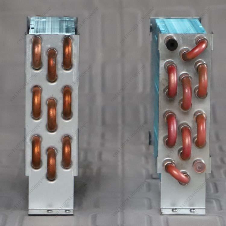 CP3X6X120 Micro Mini Condenser Air-Cooled Copper Tube Finned Radiator Evaporator with 120 Single Fan