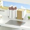 Facial Tissue Box Holder Bathroom Cup Holder Dispenser Multifunction Storage Box For Paper Napkin Large Capacity Table Napkins