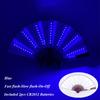 13 inch LED Fans DJ LARP Dans Bruiloft Podiumoptreden Bar Rekwisieten Vouwventilator Voor Vrouwen Kung Fu Ventilator Chinese Knipperende Ventilator