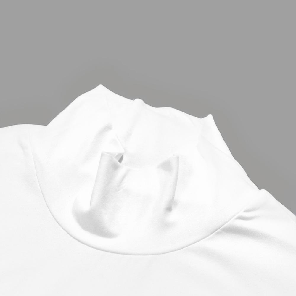 Summer Men's High-neck T-shirt, Short-sleeved Casual Sports High-neck Base Shirt