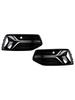 2PCS Front Bumper Fog Light Cover Grille Grill Fit A6 C8 2019-2023