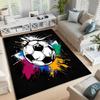 Tappeto a tema sport di palla Tappetino da pavimento da calcio cartone animato per decorazione camera da letto bambini Tappeti grandi aree da calcio Tappeto per ingresso soggiorno casa