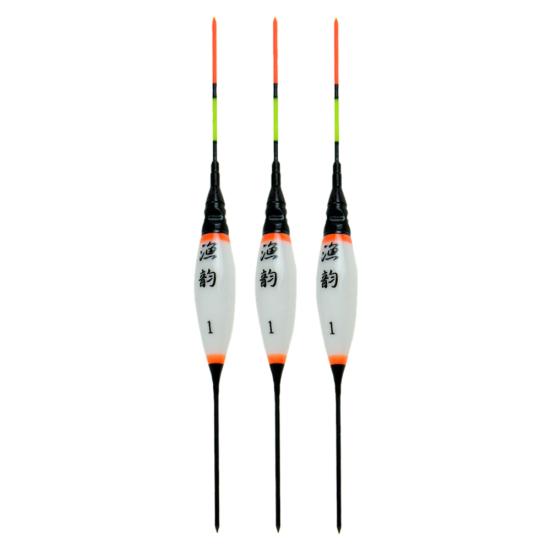 MUQZI Sportzubehör, 3 Stück, leuchtendes LED-Licht, elektronisches vertikales Nachtfischen, Schwimmer, Bobber-Boje