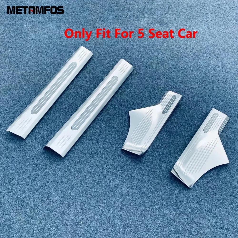 For Nissan X-trail Xtrail Rogue T33 -2024 2025 2026 Interior Door Sill Scuff Plate Entry Guard Welcome Pedal Accessories