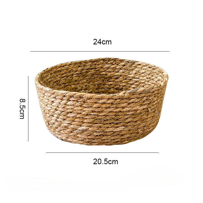 Simplicity, Woven Flowerpot, Multi-purpose, Woven Basket, Desktop Storage, Home Decor, Rattan Weaving, Breathable Flower Basket