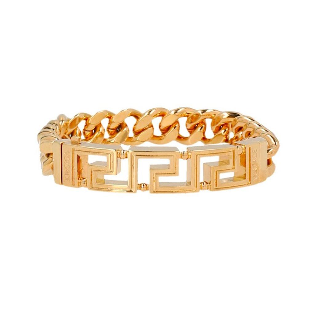 Versace Greca Chain Bracelet Gold Men Jewelry 1006130-1A00620-3J000