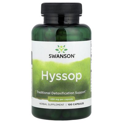 Hyssop, 450Mg, 100 Capsules