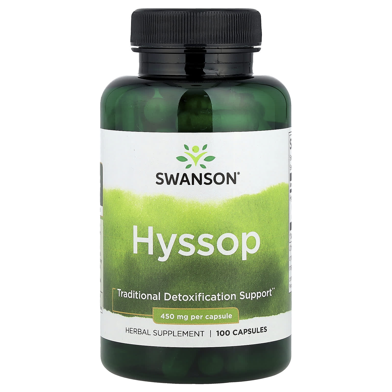 

Hyssop, 450Mg, 100 Capsules