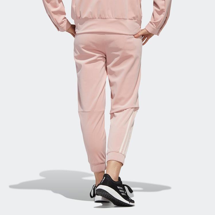 Adidas Knitted Sweatpants Women's Vibrant Pink Moderate Slim Fit Pants GM1453