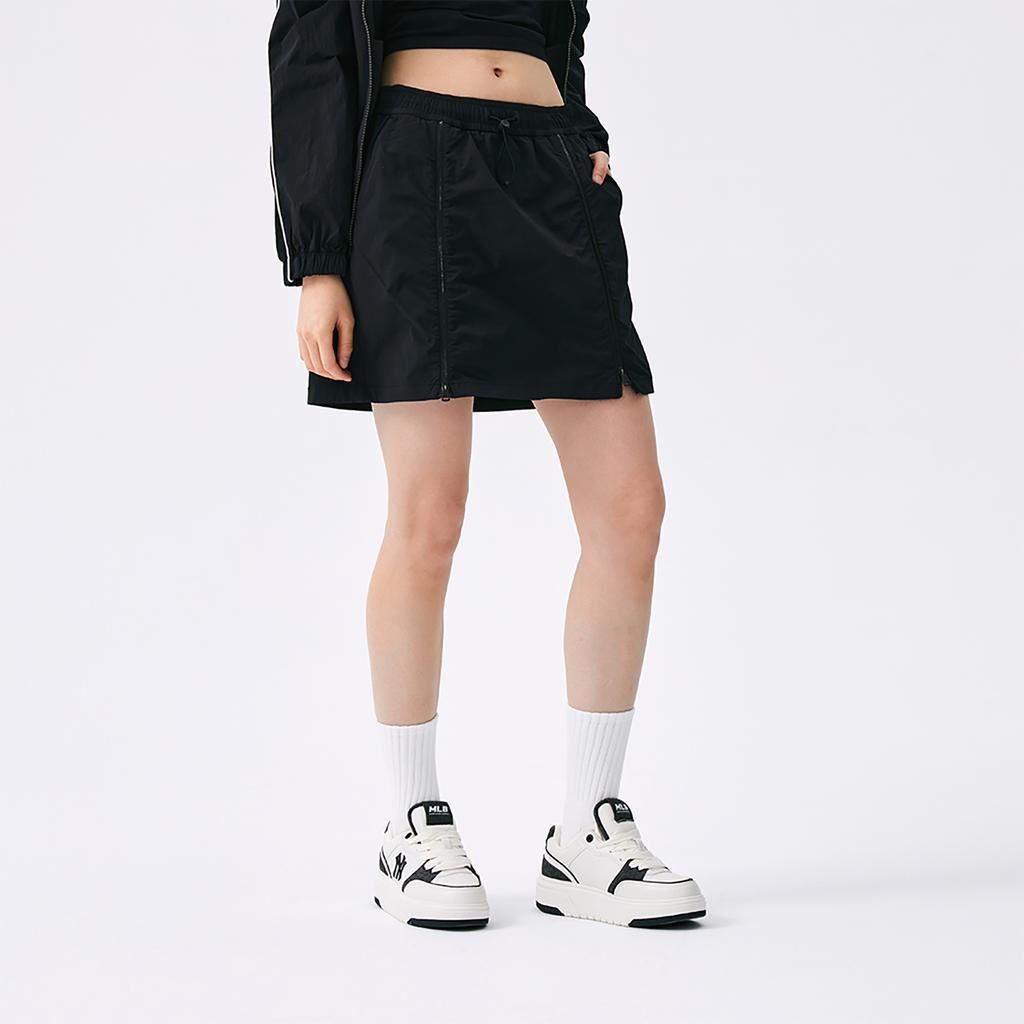 New MLB New York Yankees Basic Collection SS25 Casual Short Skirts Women's Black 3FSKB0753-50BKS