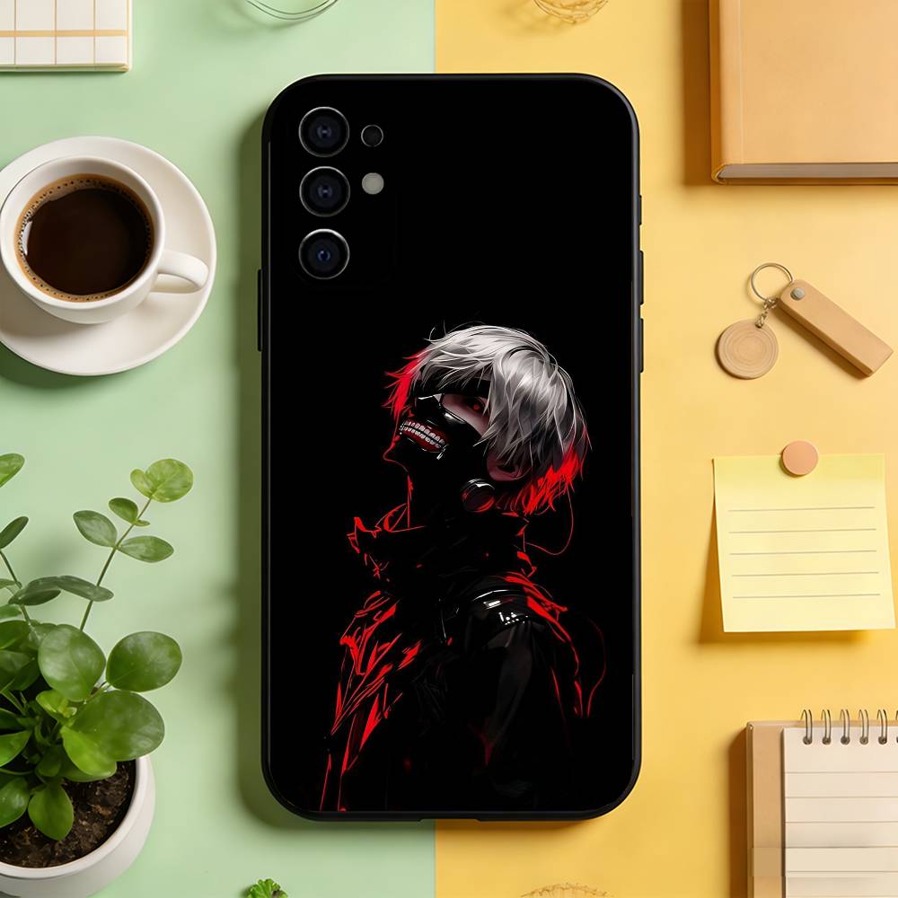 Tokyo Ghoul Ken Kaneki  Phone Case Black Silicone Soft For Samsung S25,S24,S21,S22,S23,S30,Ultra,S20,Plus,Fe,Lite