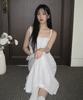 Lettedeupollin 023A Pure Sand Sleeveless Dress