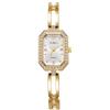 Fashion Woman Bracelet Watches Simple Luxury Gold Small Dial Rhinestone Quartz Watch Woman Elegant Dress Ladie Wristwatch Clock