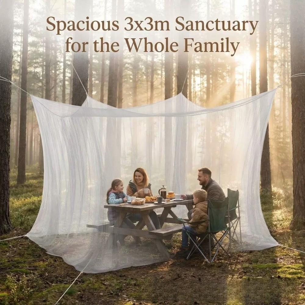 Breathable Camping Mosquito Net Extra Large Mosquito Insect Proof Tent Camping Picnic