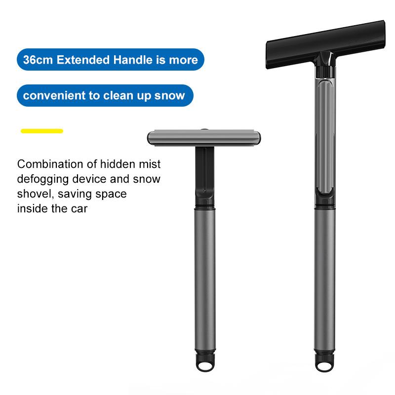 2in1 Car Multi-Function Snow Shovel Anti-Fogging Cleaning Windshield Snow Removal Shovel Clean Glass Brush TPU Winter Snow Brush Shovel Tool