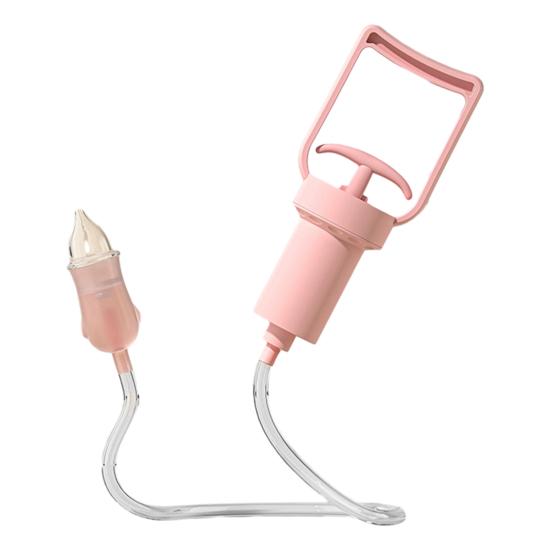Silicone Nasal Aspirator Nose Cleaner Compact Design Portable User-friendly Suction Pump Manual Nasal Aspirator for Kids