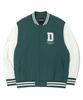 Distn9Ne Retroflow Nylon Varsity Jumper Green (Lo2Ju212-045)