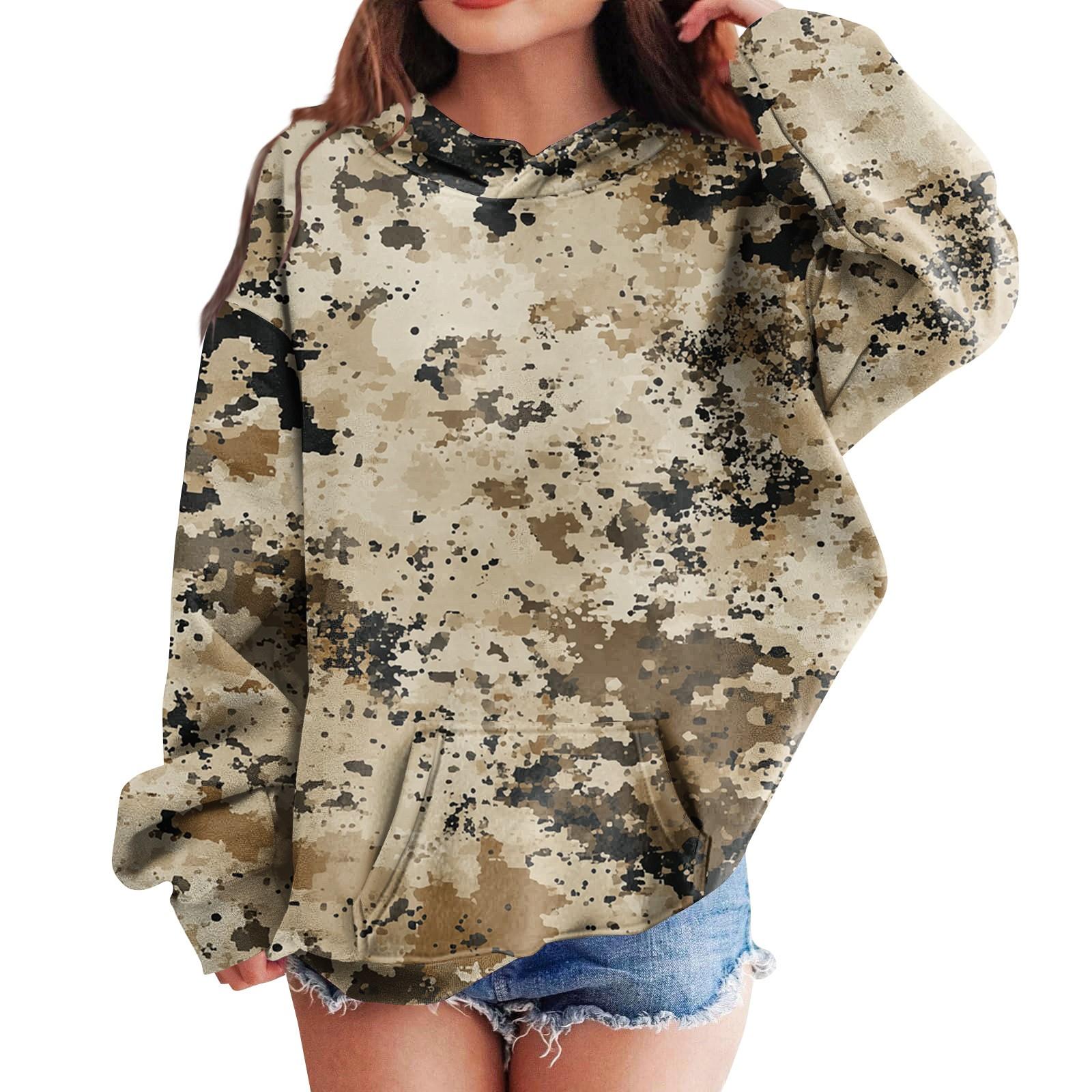 

Толстовки для девочек-подростков, толстовки с длинным рукавом, пуловер с завязками, симпатичная толстовка большого размера 150 коричневый