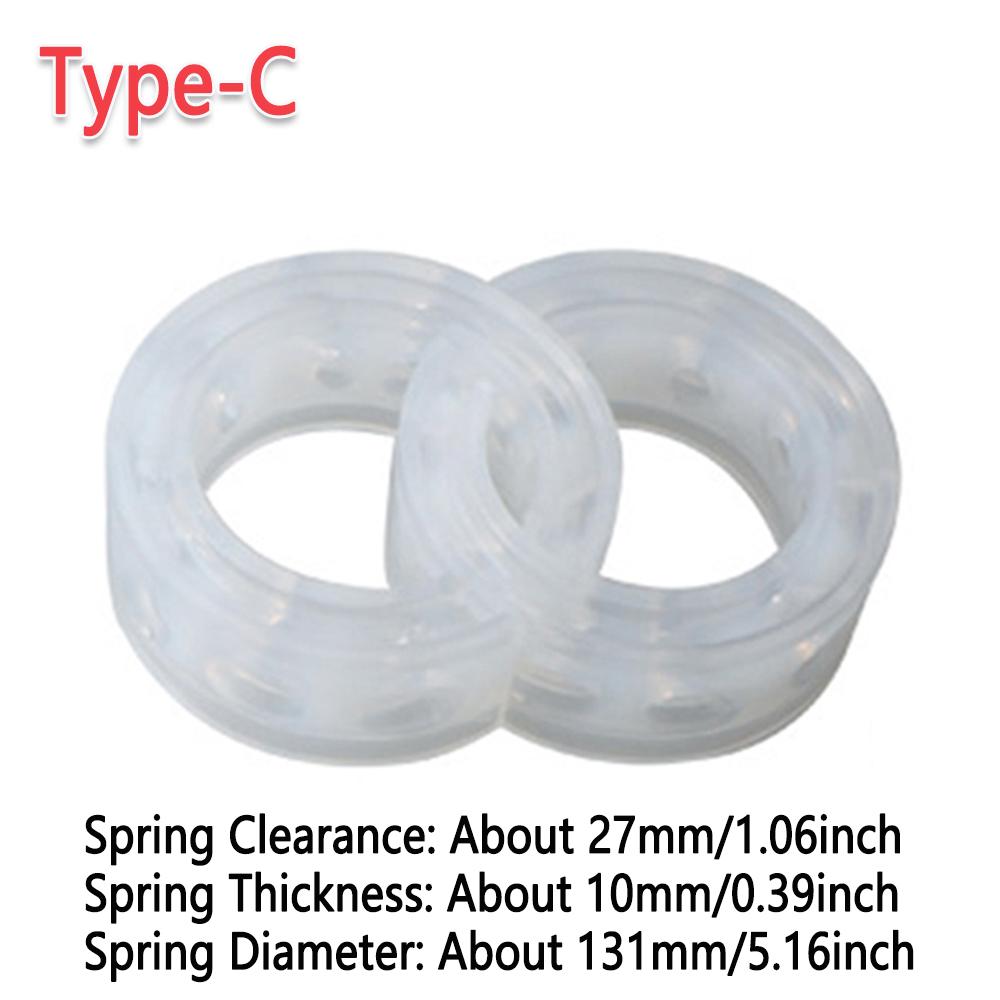 2pcs Buffers Shock Absorber For Car Spring Buffers Coil Urethane Rubber Buffer Cars Springs Cushion Buffering Auto Goods