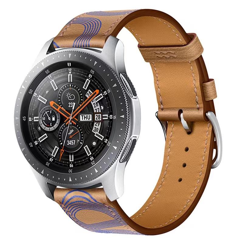 

20mm 22mm Leather Strap for Samsung Galaxy Watch 7/6/5/pro/4/Classic 44mm 40mm Bracelet Belt Huawei GT-6-5-4-3-2-Pro 46mm Strap For other 20mm