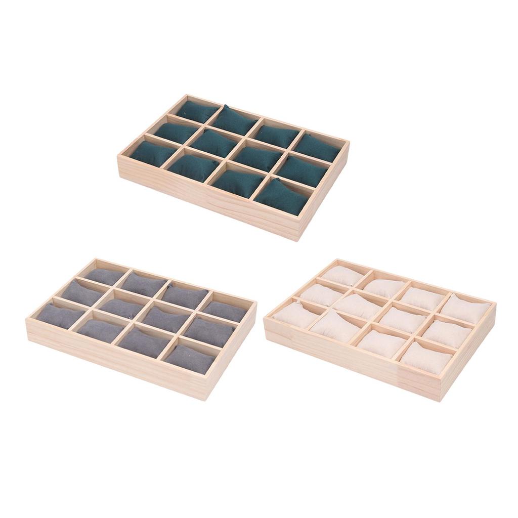 Watch Storage Box Gifts,Versatile Container Portable for Men 12 Compartment Watch Storage Travel Case Bracelet Organizer