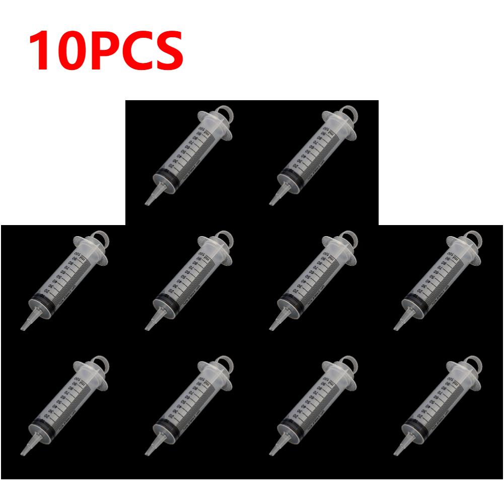 2-150ml Syringe Large Capacity With 100cm Hose Pump Measuring Washable Injector For Industrial Pet Food Feeding Oil Glue Fluid