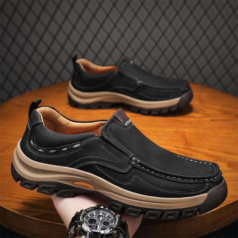 Men's Loafers Fashion Casual Shoes Comfortable Platform Flats Leisure Men Flats Classics Outdoor Trekking Shoe