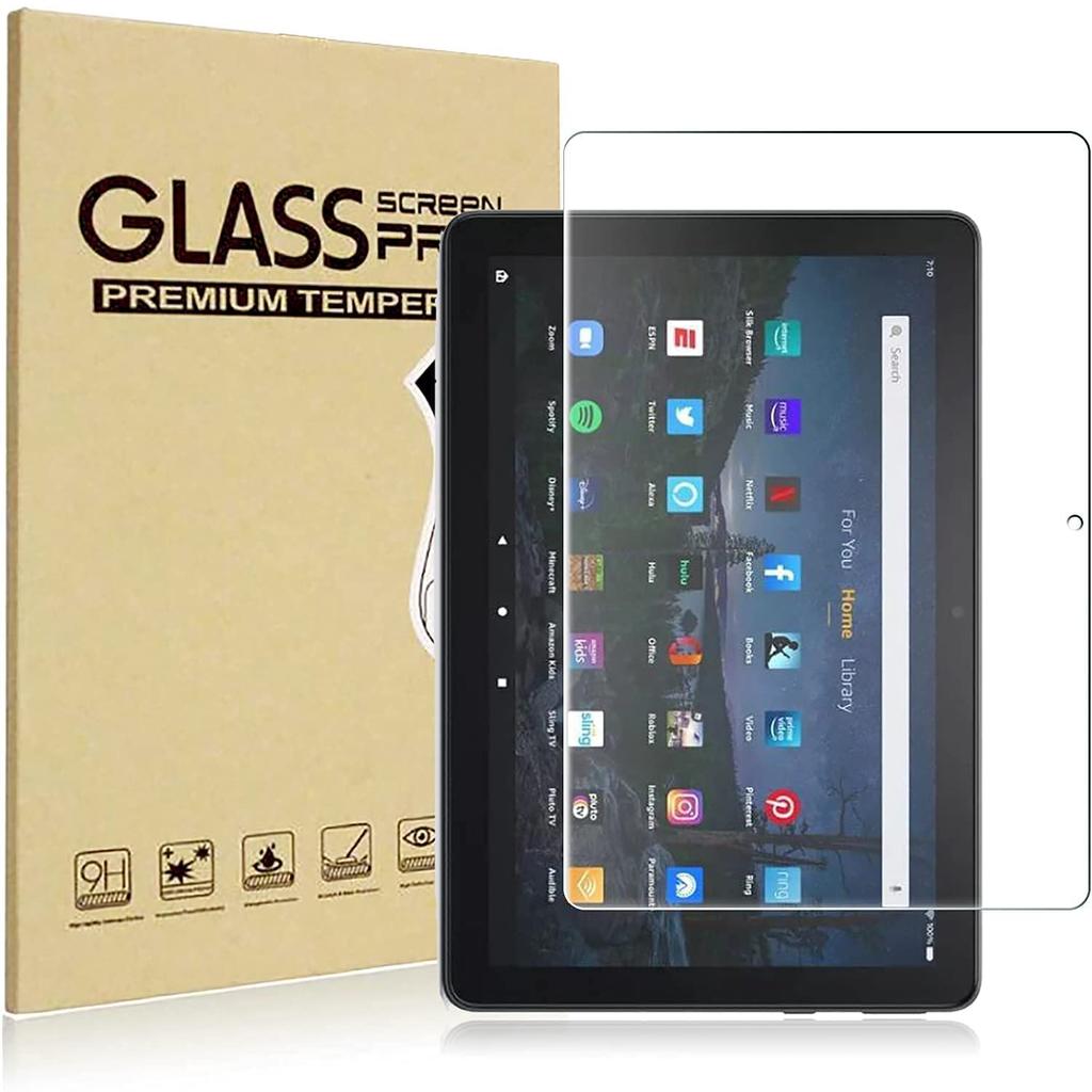 Compatible with Fire HD 10 10 2021 Glass Film Tempered Glass Film Fingerprint Resistant Oil Repellent Surface Hardness 9H Round Processing