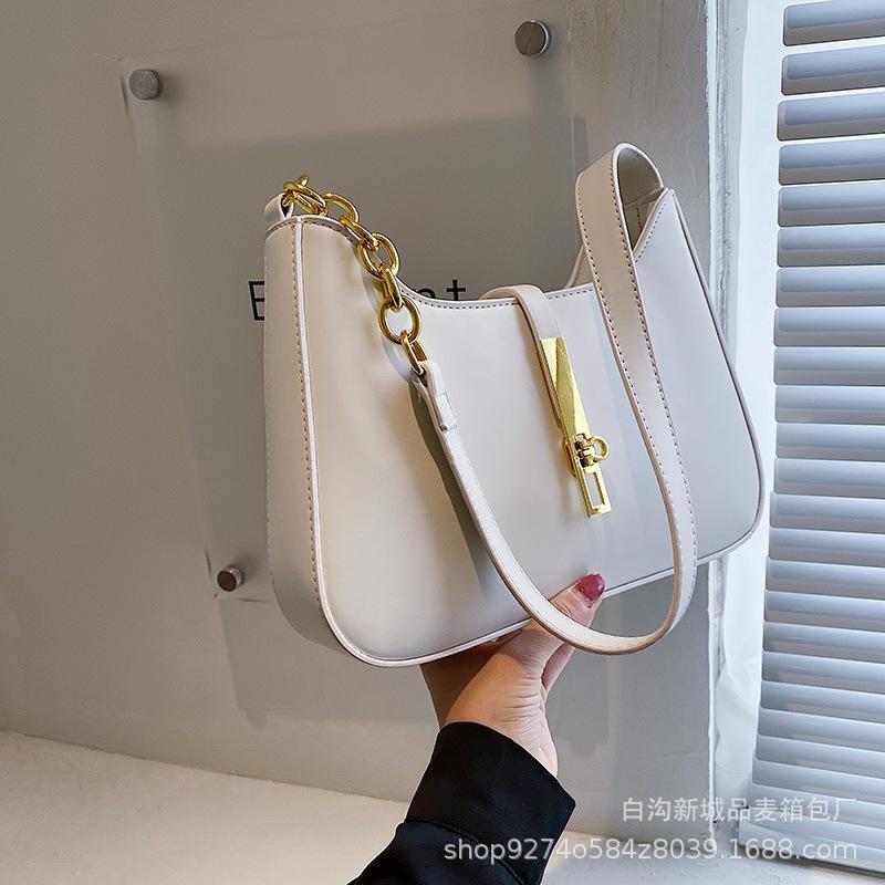 Spring popular shoulder bag, niche design, fashionable underarm bag, women's bag, 2025 new trendy foreign crossbody bag
