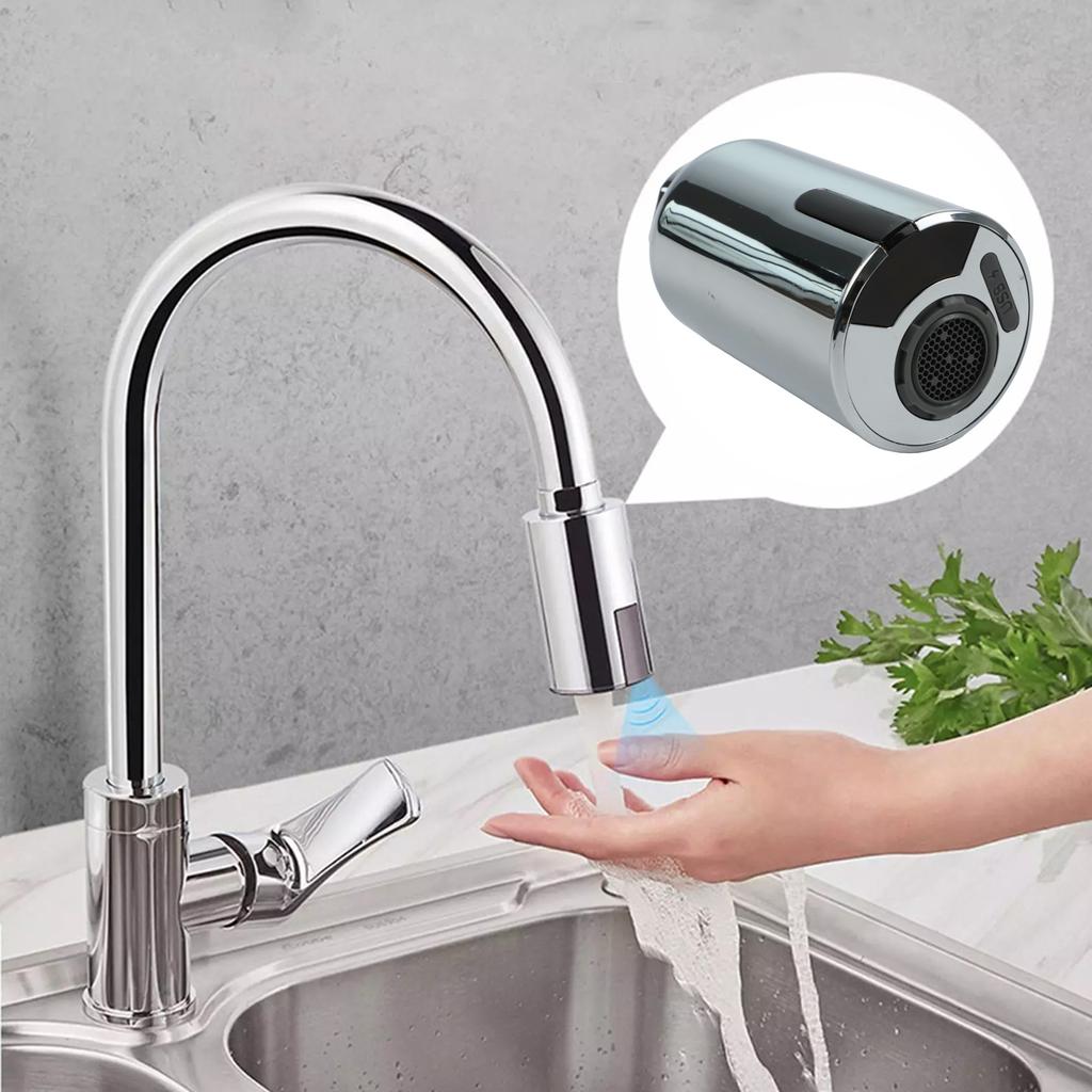 7.9x4.1cm Water Saving Device Eco Friendly Faucet Accessory Bathroom Adapter USB Charging Device Quick Installation