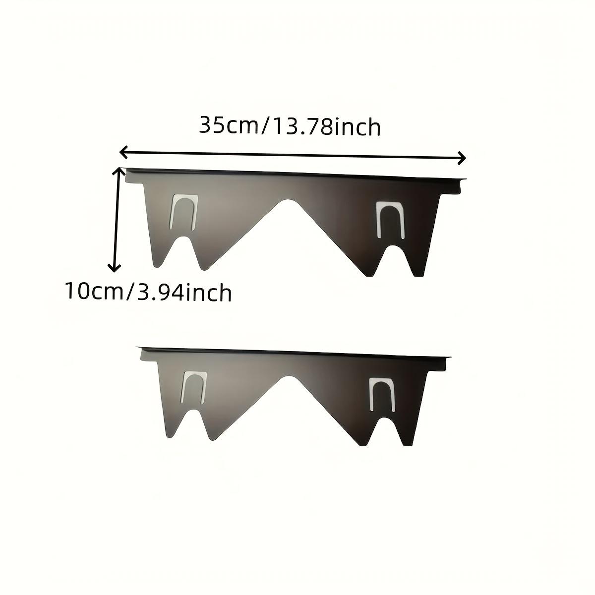 

Heat-Resistant Stove Gap Covers, 2pcs Black Stainless Steel. Easy Clean, Expandable 13.8-27.5 , Seamless Fit for Kitchen Stove. чорний