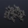 100PCS Bag 14mm Stainless Steel Soft Bait Pin Lure Fishing Spring Fixed Lock Fishing Accessory