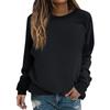 Women's Colorblock Sweatshirt Long Sleeve Round Neck Casual Comfortable Loose Lightweight Women's Sweatshirt