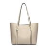 Bolsa Tote Moderna e Minimalista, Bolsa de Ombro de Grande Capacidade, Bolsa Tote Retrô, Bolsa de Mão Feminina, Bolsa de Ombro Casual para Compras