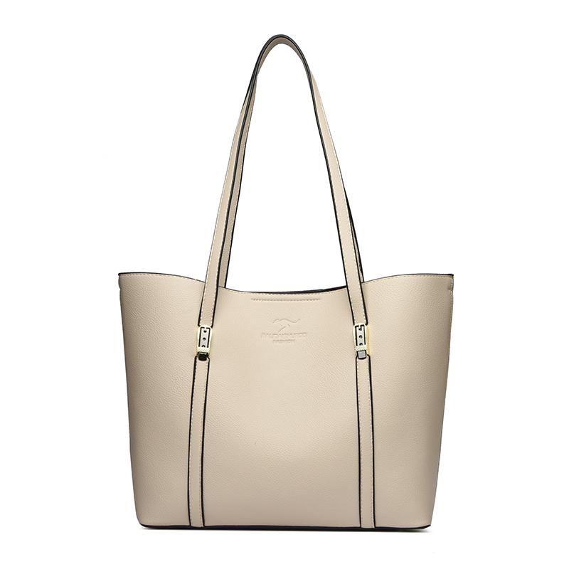 Bolsa Tote Moderna e Minimalista, Bolsa de Ombro de Grande Capacidade, Bolsa Tote Retrô, Bolsa de Mão Feminina, Bolsa de Ombro Casual para Compras