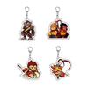Chinese Action Game Black Myth Wukong Keychain Key Chain Ring For Bag Monkey King Sun Keyring Jewelry Gamer Fans Gaming Gift