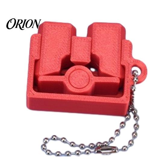 Press Fidget Toy 3D Printed Finger Clicker Toy, Decompression Push with Ball Chain, Portable Stress Relief Desk for Students, Office Workers Chain