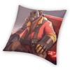 Tf2 Gravel Blooded Mercenaries Pyro Kissenbezug Polyester Leinen Samt Bedruckte Dekorative Kissenhülle Sofasitzkissenhülle