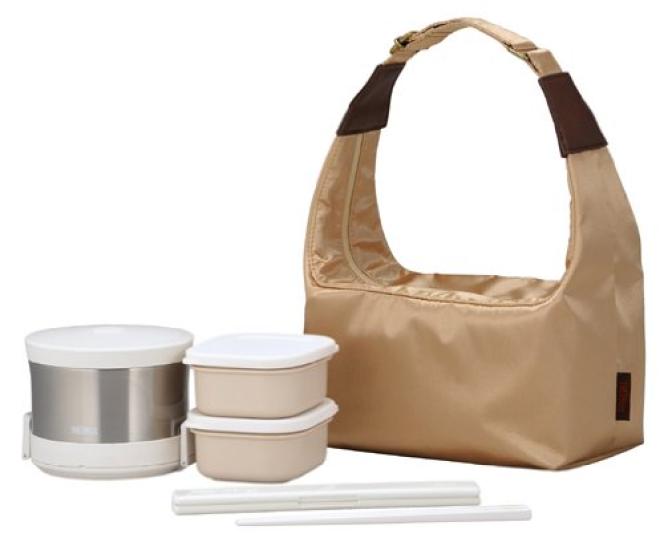 

Thermos Insulated Lunch Stainless SWH Box, Steel, White, DBW-250 белый